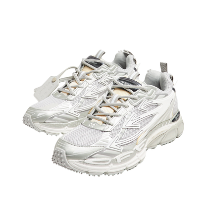 Off "Be Right Back" Sneaker Silver White