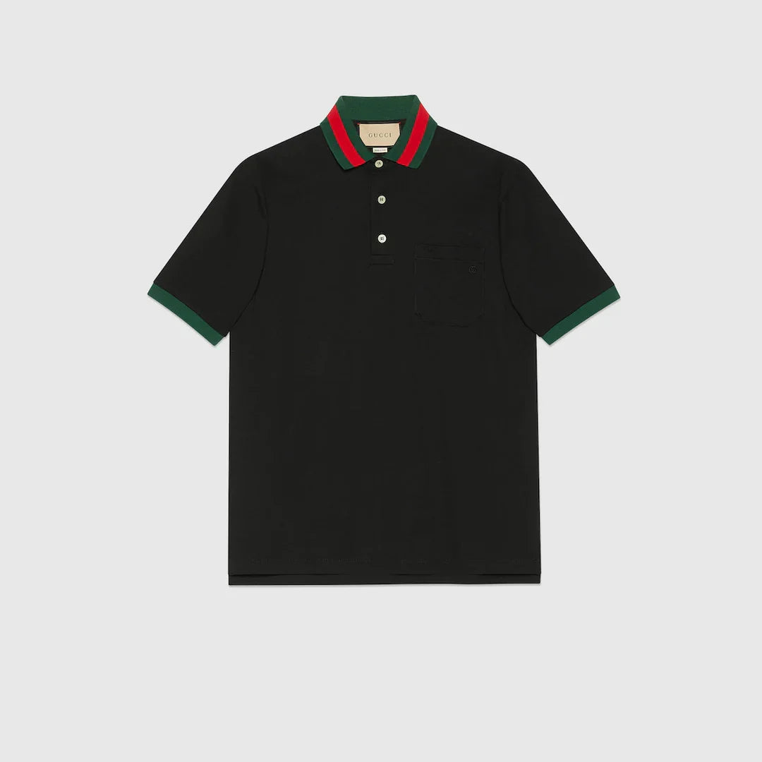 "GG" Polo Cotton