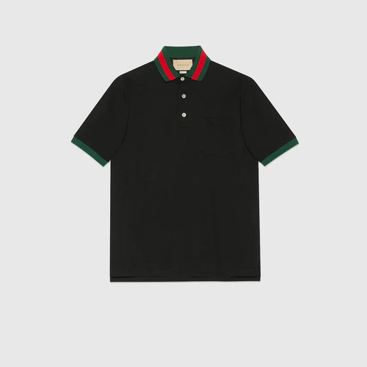 "GG" Polo Cotton