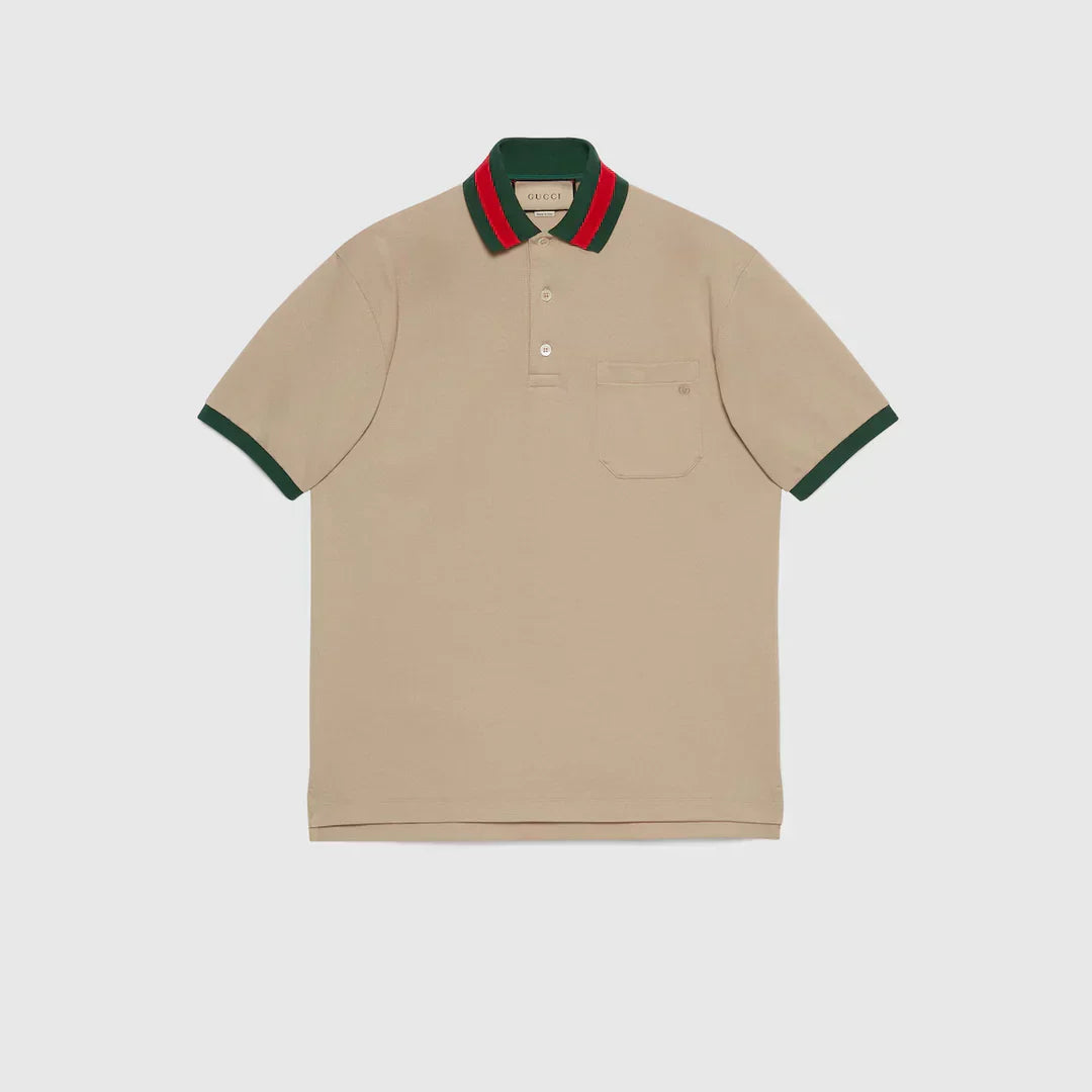 "GG" Polo Cotton