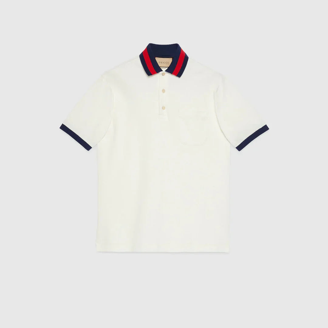 "GG" Polo Cotton