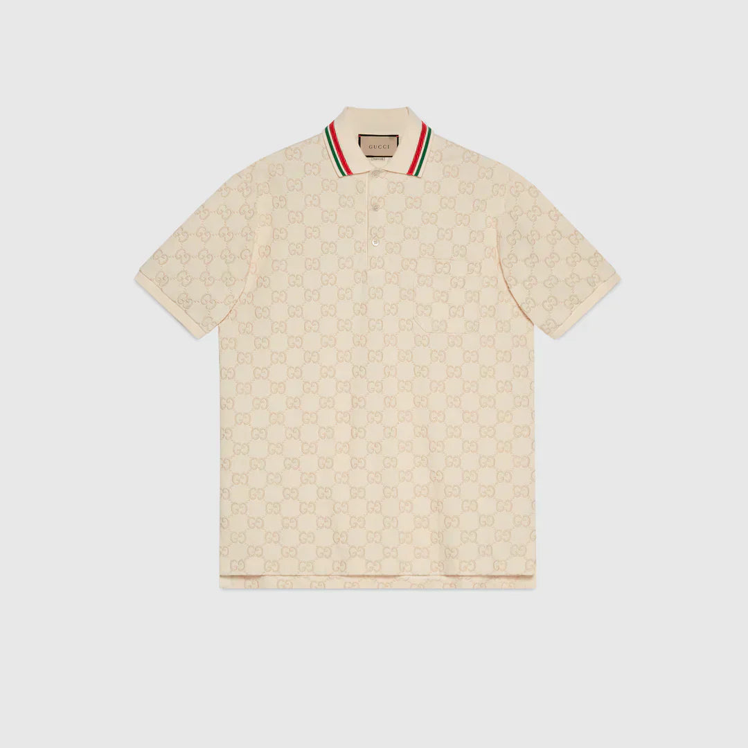 "GG" Monogram Polo Shirt