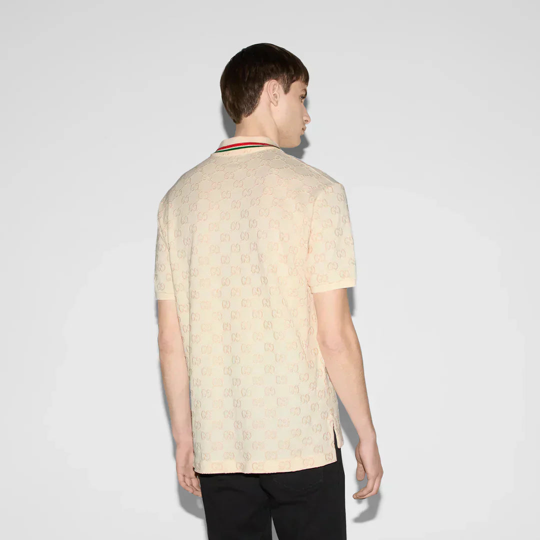 "GG" Monogram Polo Shirt