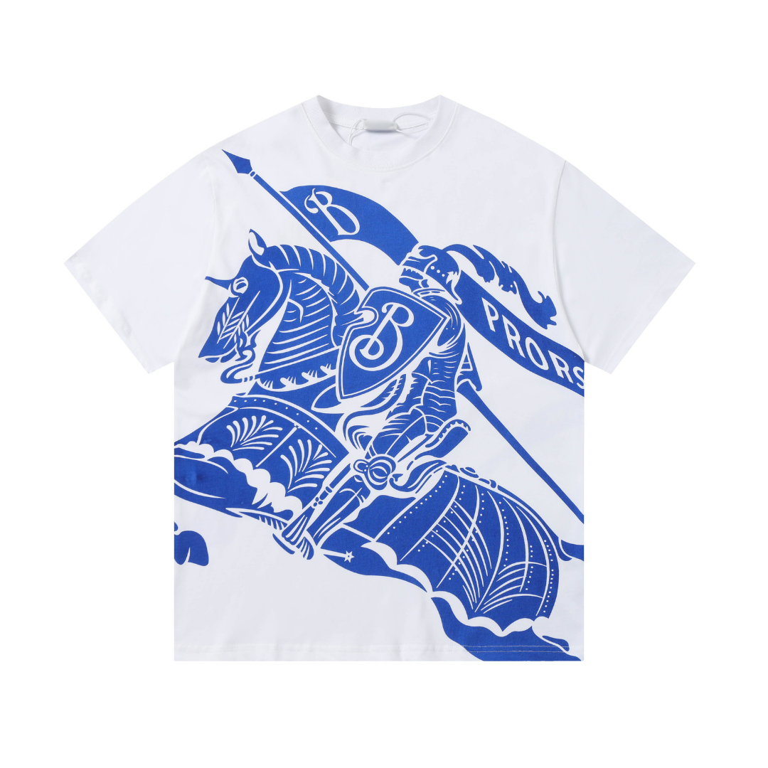 "Berry" T-Shirt Blue White