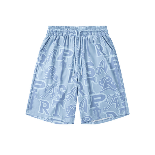 "TS" Wildcard Swim Shorts Blue