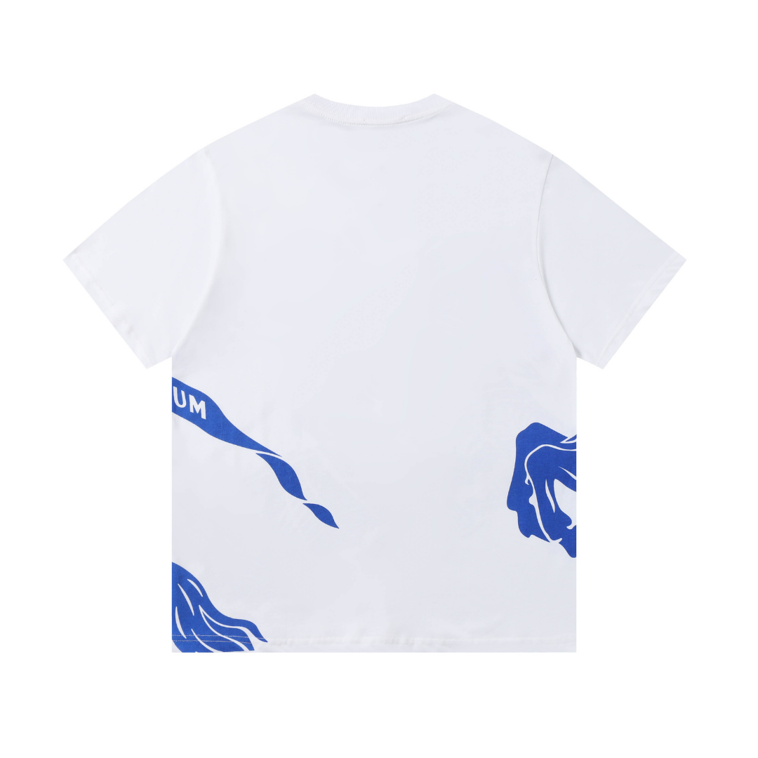 "Berry" T-Shirt Blue White