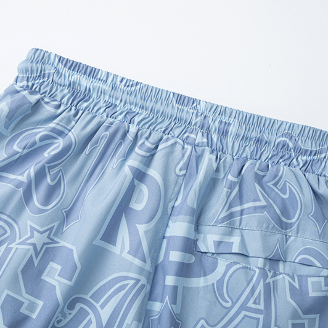 "TS" Wildcard Swim Shorts Blue