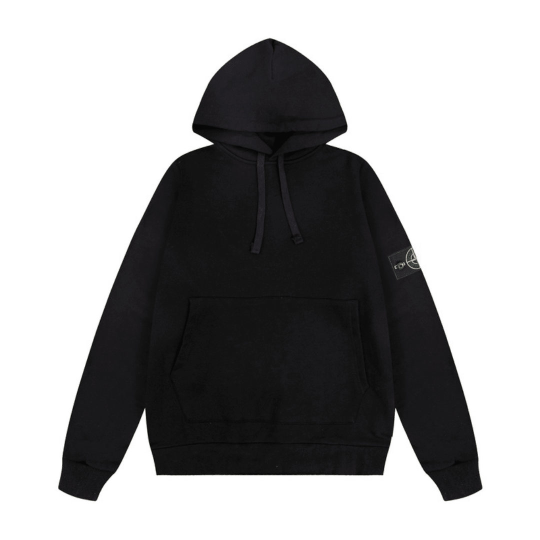 "Stone" Hoodie Black