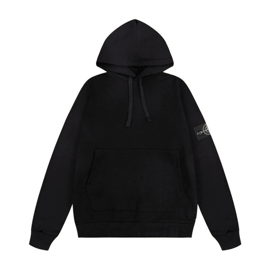 "Stone" Hoodie Black