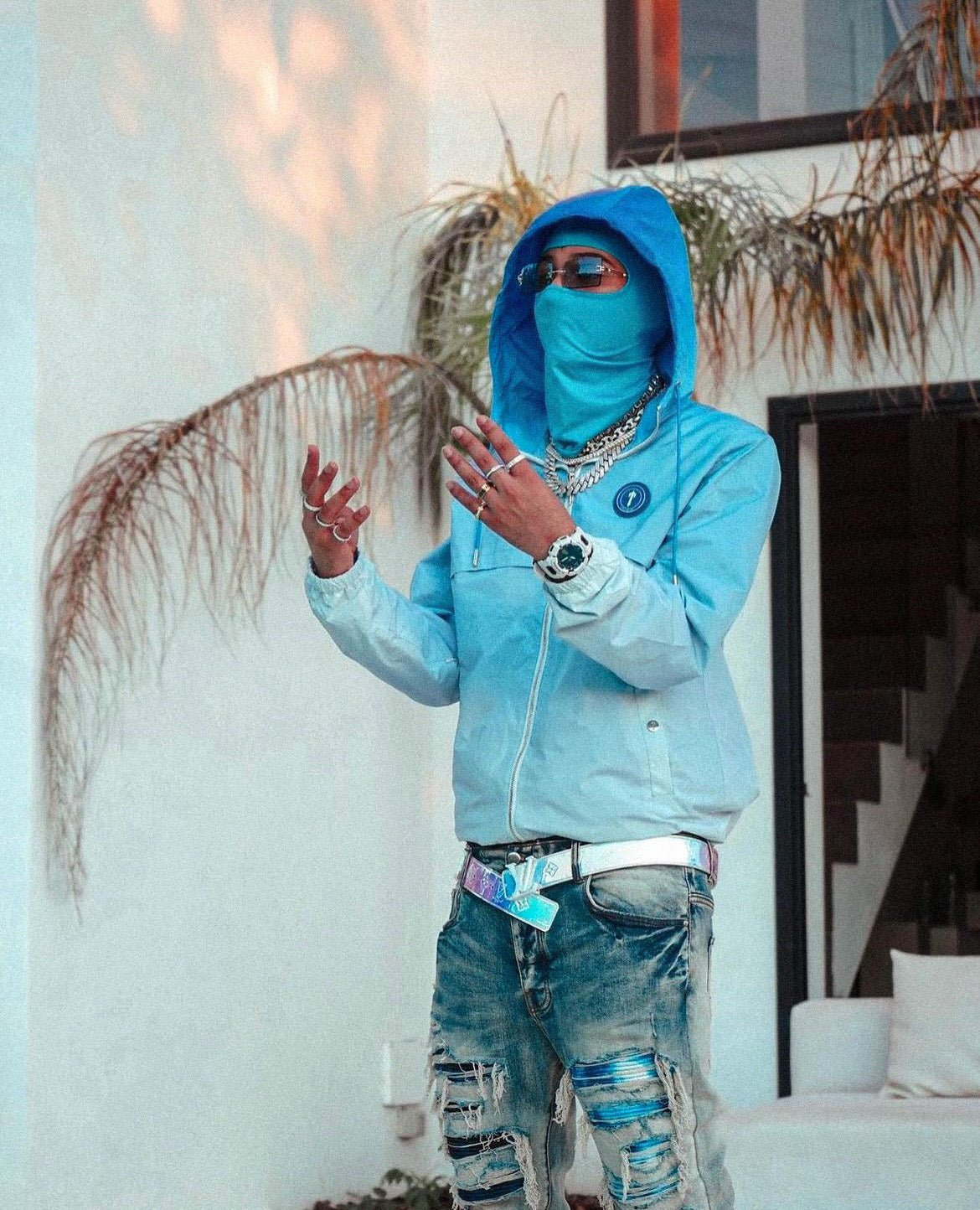 "TS" Gradient Windbreaker