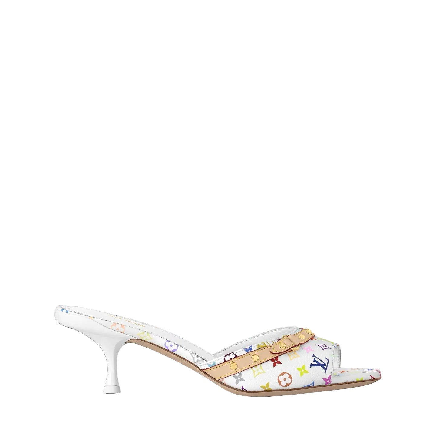 "LV" Kitten Heels