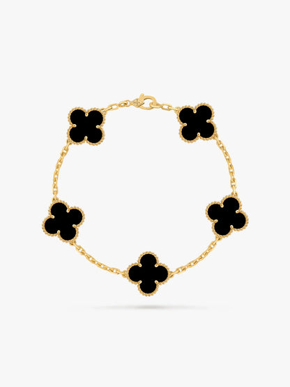 Clover black- Armband