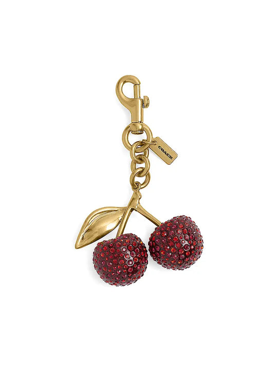 COAH - BAG CHARM CRYSTAL CHERRY
