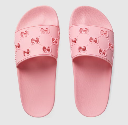 rubber slides pink