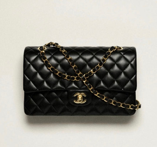 CC DOUBLE FLAP BAG