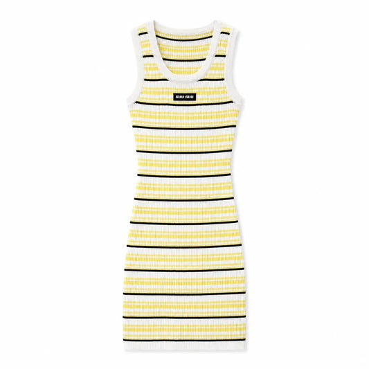 MIU YELLOW DRESS