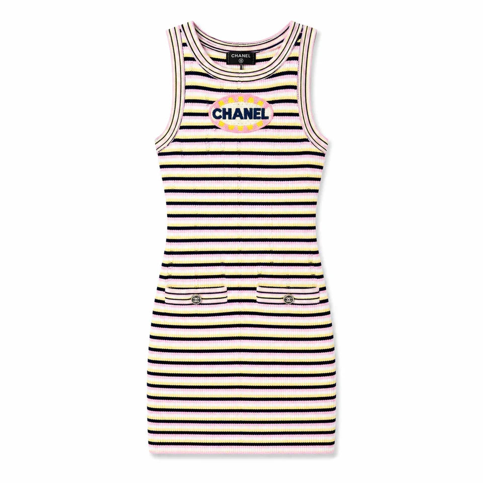 C STRIPES DRESS