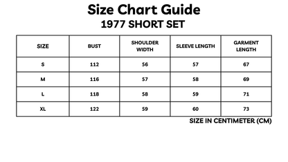 "1977" Short Set