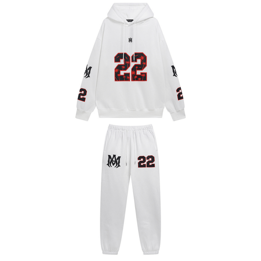 "Miri"  22 White Tracksuit