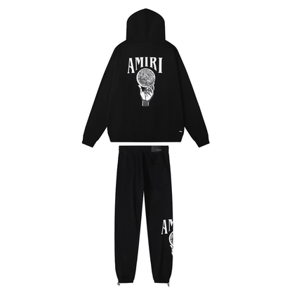 "Miri" Logo Black Tracksuit