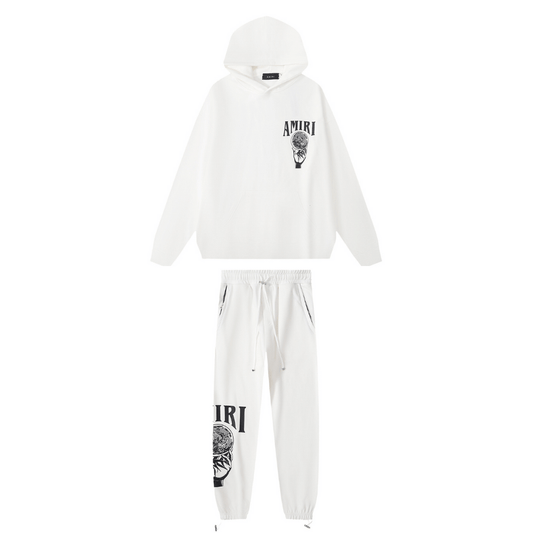 "Miri" Logo White Tracksuit
