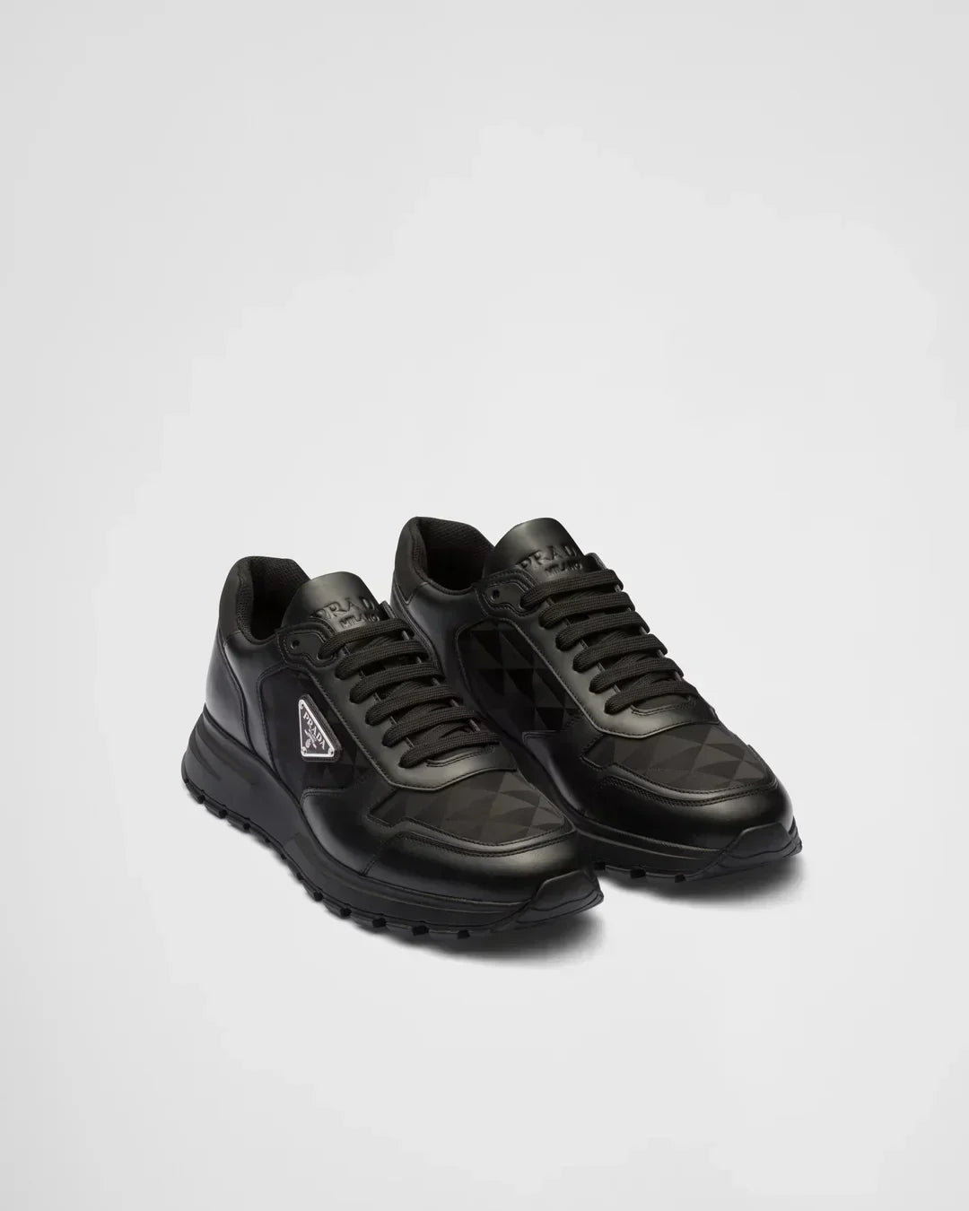 "PRDA" Leder-Nylon Sneaker