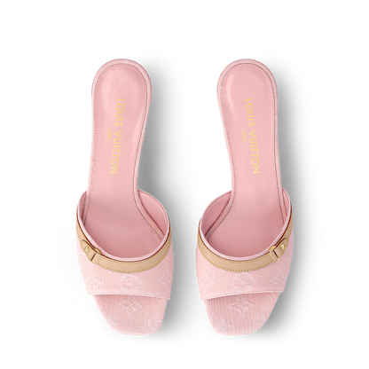 "LV" Kitten Heels