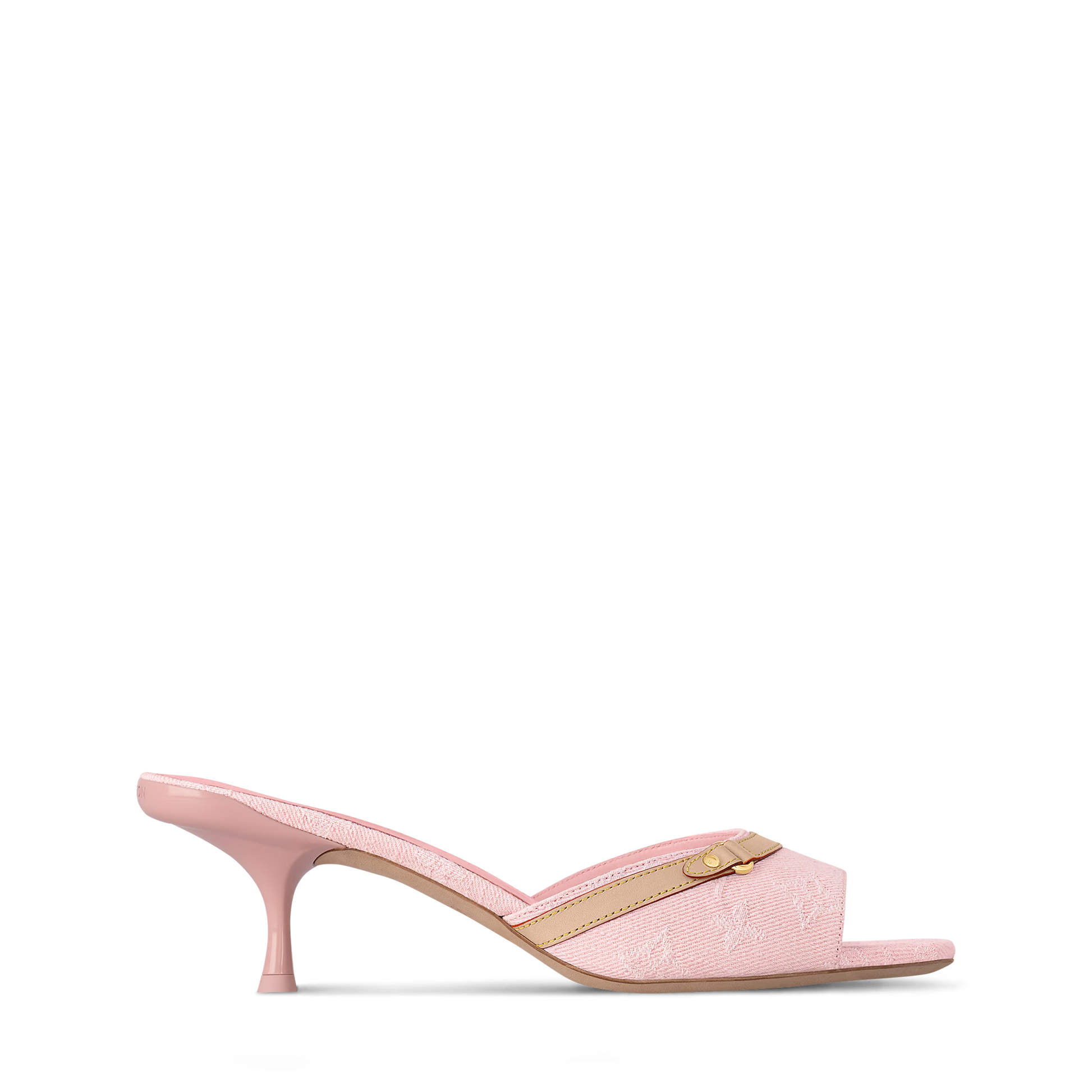 "LV" Kitten Heels