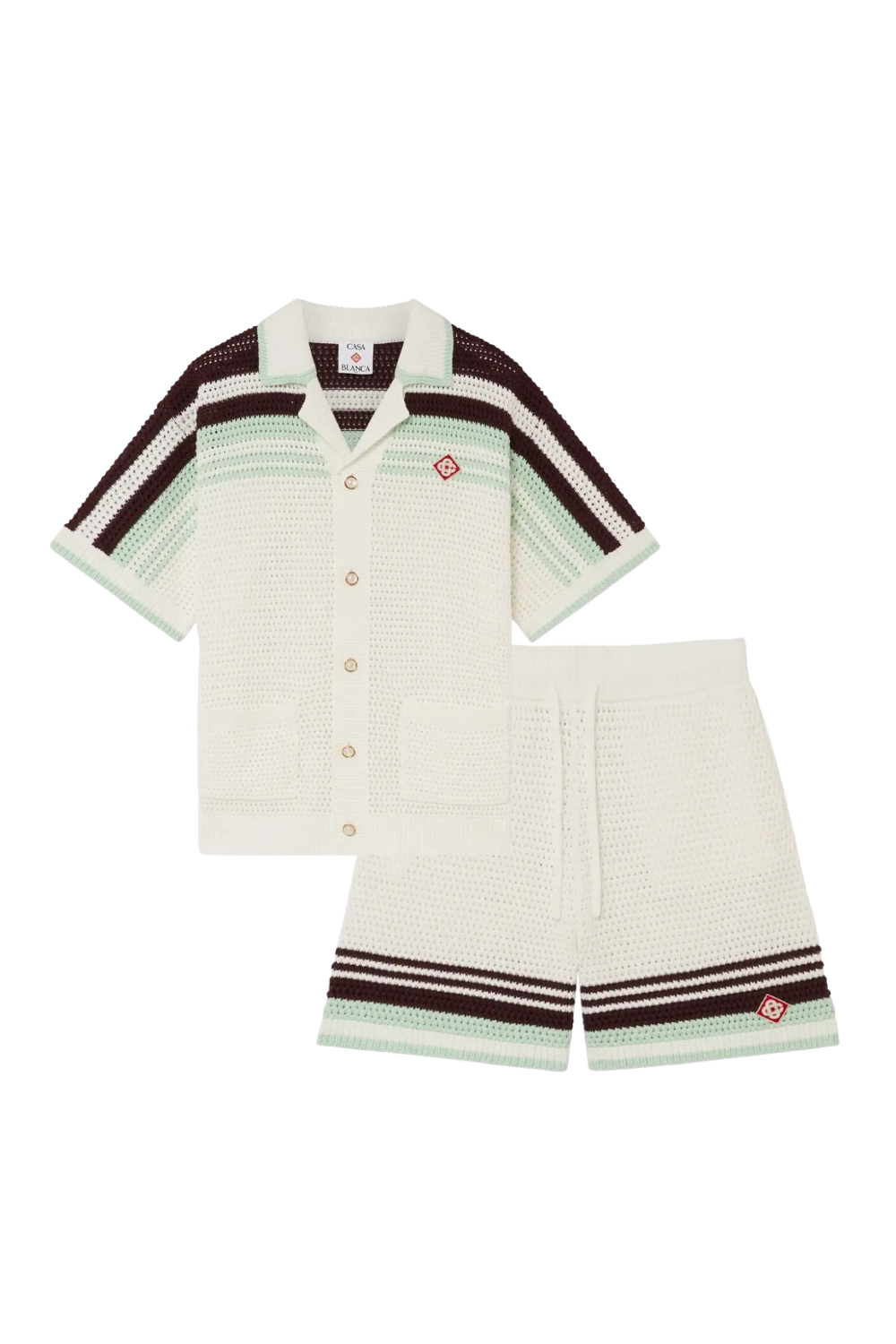 Casa Stripes Short Set