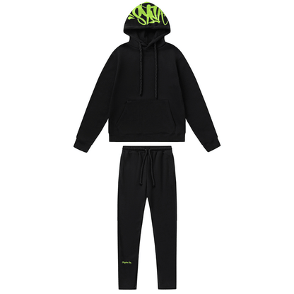 "Syna" Black Green Tracksuit