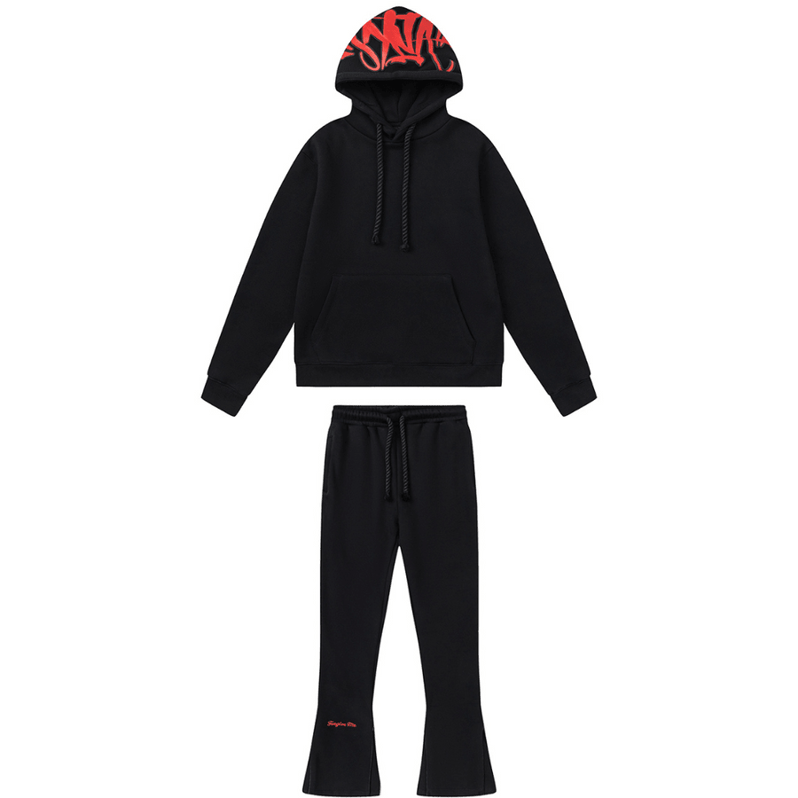 "Syna" Black Red Tracksuit