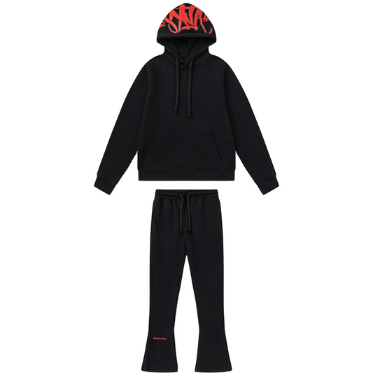 "Syna" Black Red Tracksuit