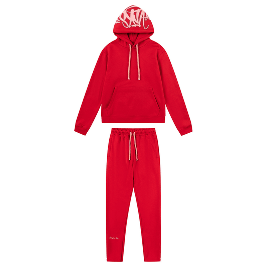 "Syna" Red Tracksuit
