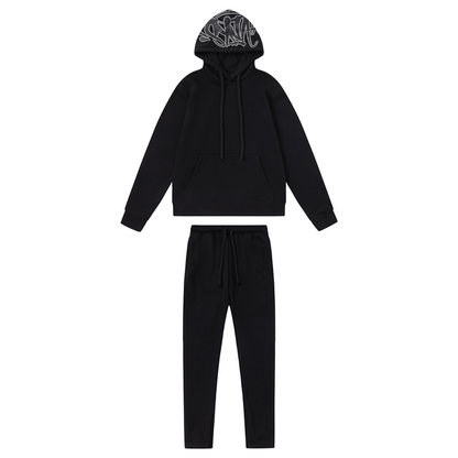 "Syna" Black and Grey Tracksuit
