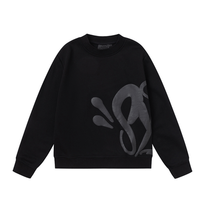"Syna" Monogram Black Tracksuit