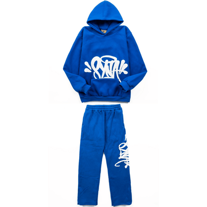 "Syna" Logo Blue Tracksuit