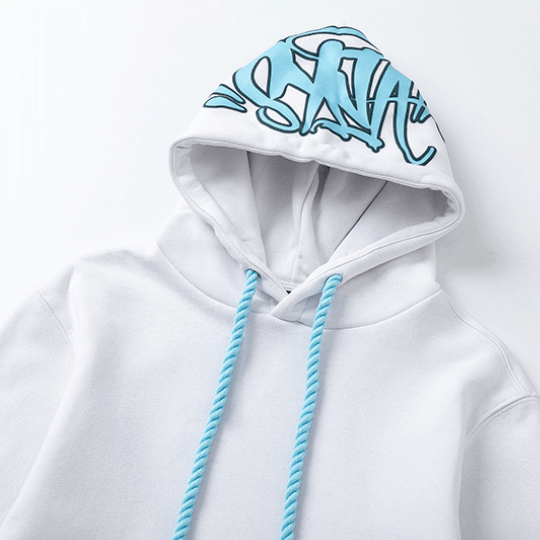 "Syna" White Blue Tracksuit