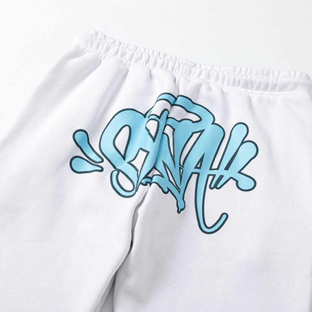 "Syna" White Blue Tracksuit